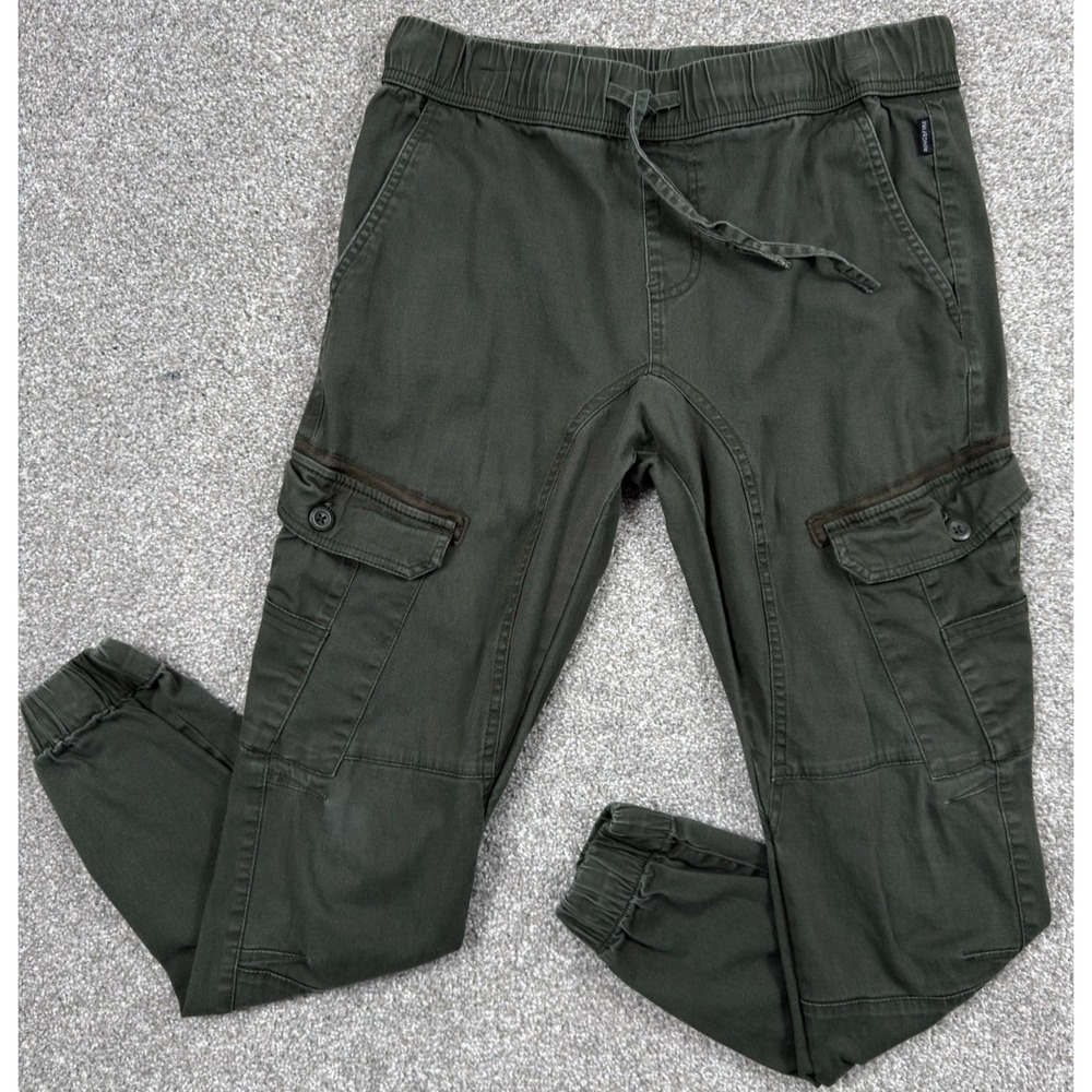 Ring of Fire Clyde Cargo Jogger Pants Mens L 34x31 Olive Green RYB0264B